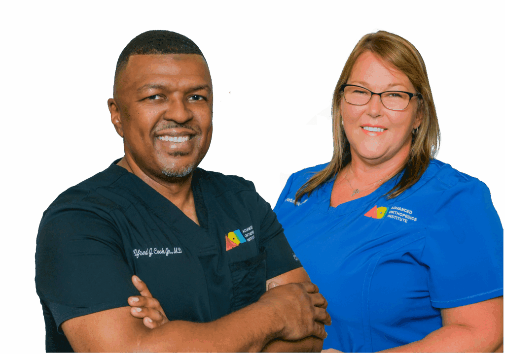 Dr Cook and Kim Hatcher, ARNP