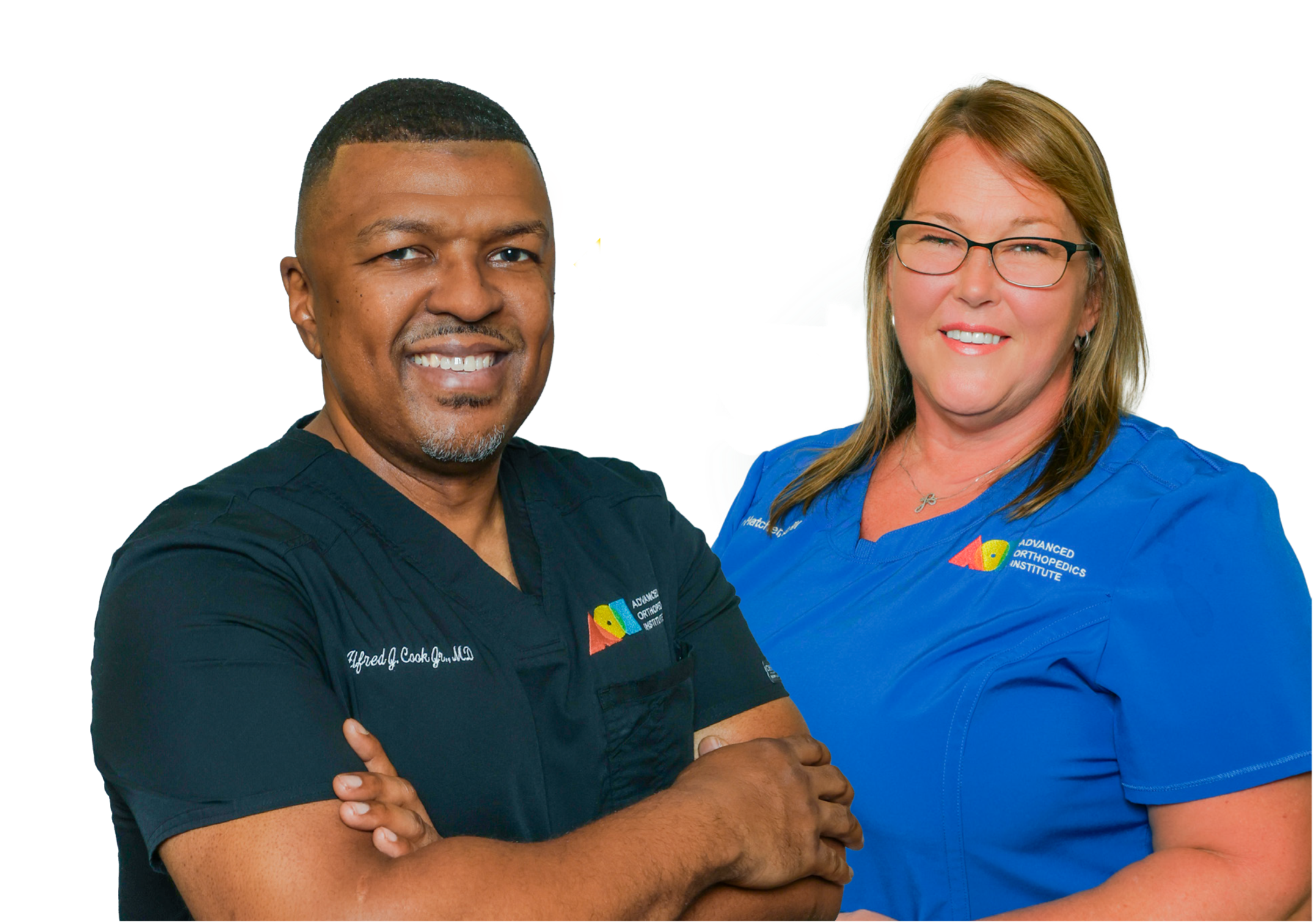 Dr Cook and Kim Hatcher, ARNP